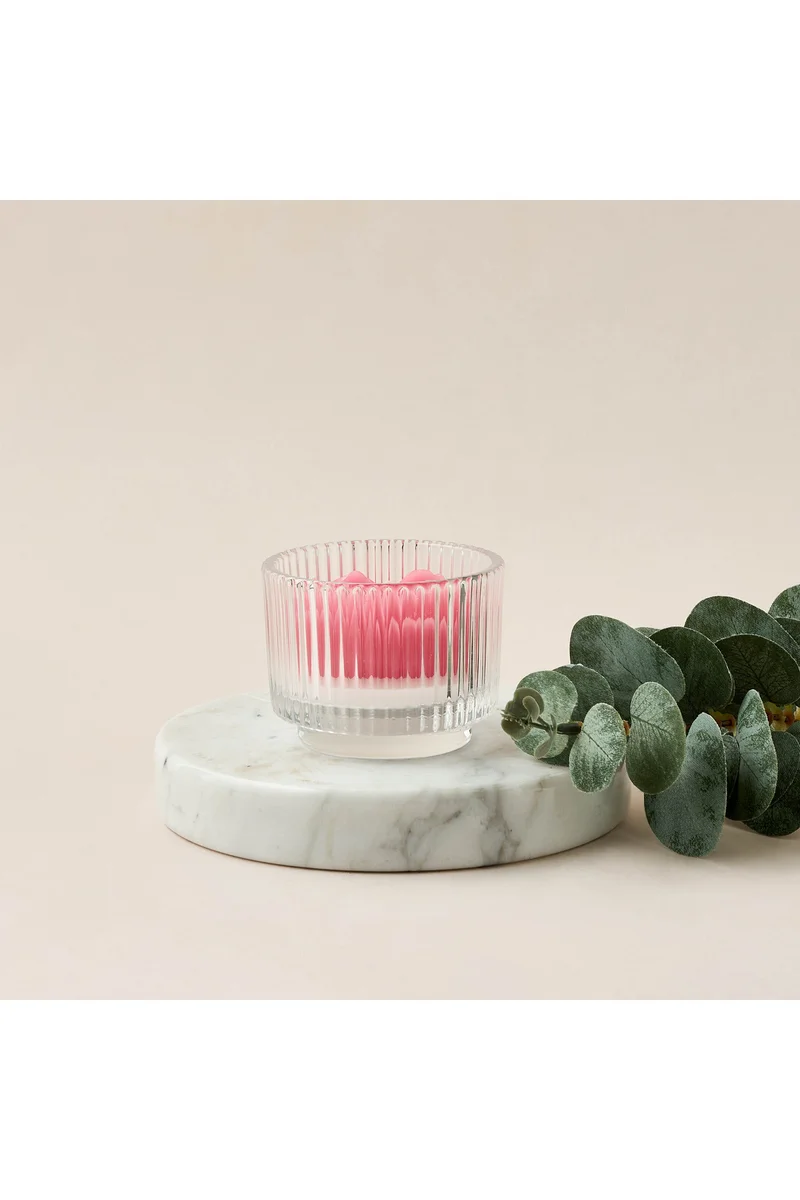 لايف ستايل Rose Scented Jar Candle - 64 gms